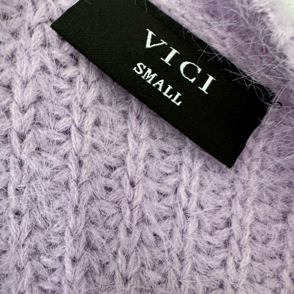 Vici Lilac Women's Sweater - Picture 4 of 4